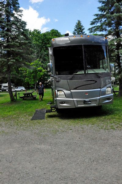 he RV of the two RV Gypsies at East Lake Campground in 2021